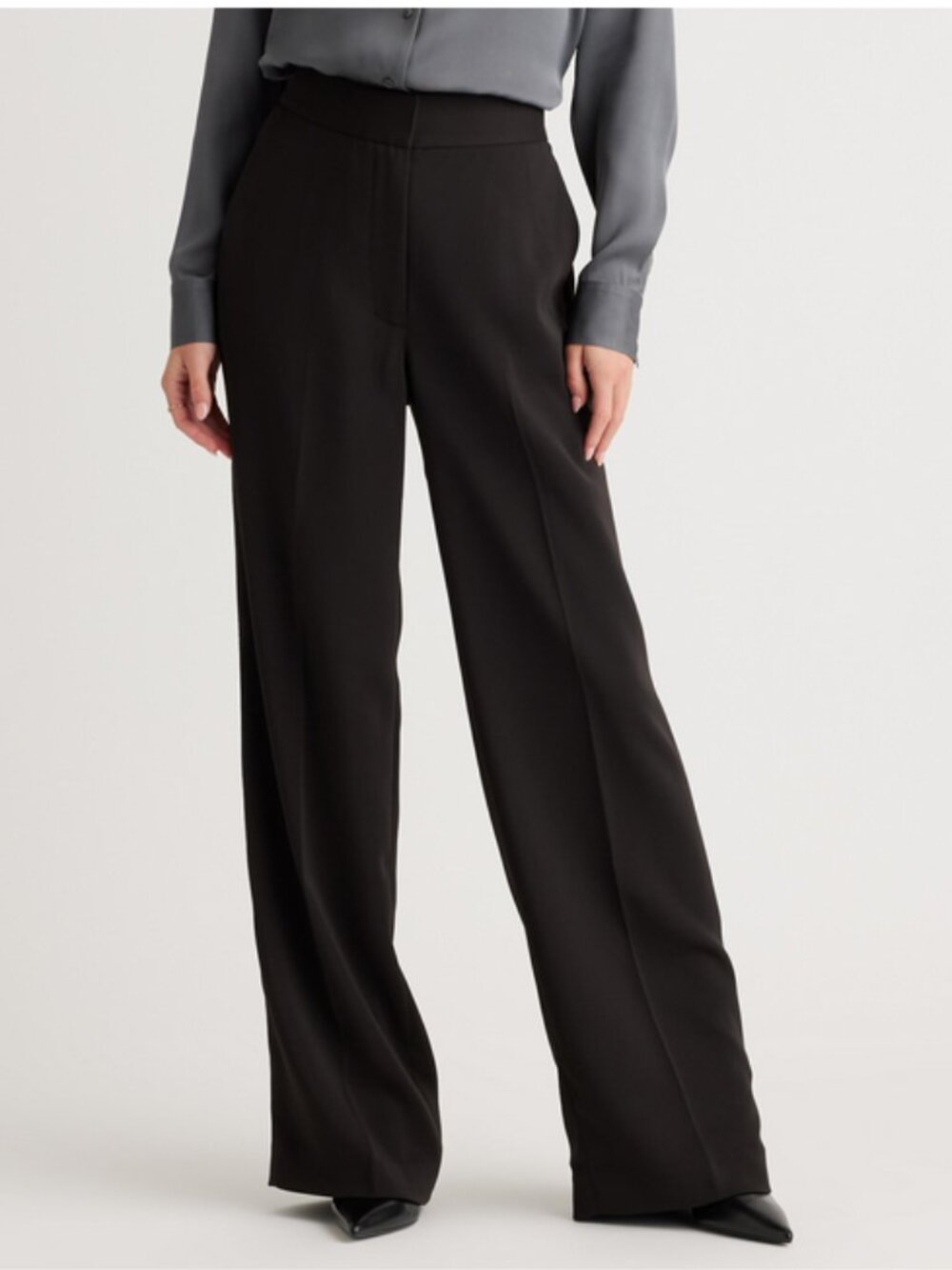 Quince Stretch Crepe Classic Trouser Pants